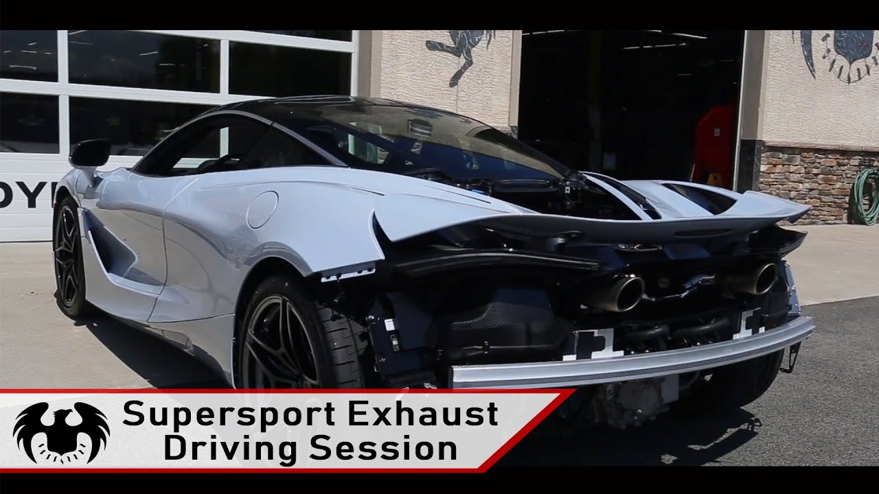McLaren 720s  | Fabspeed Muffler Bypass and High-Flow Cats | Driving Session