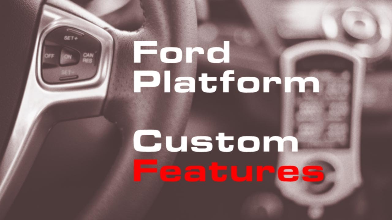 COBB Tuning - Ford Custom Features