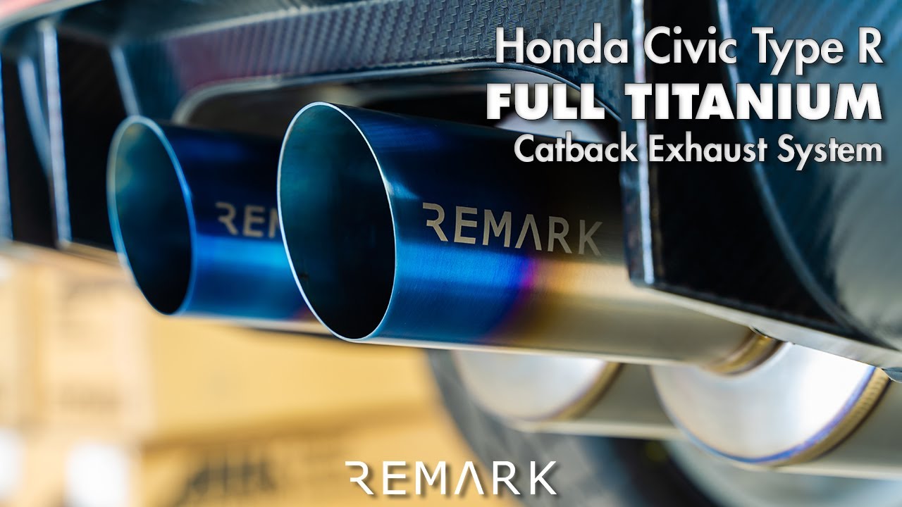 REMARK Honda Civic Type R FULL TITANIUM Catback Exhaust System