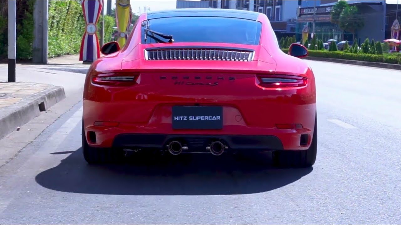 Porsche 991.2 Carrera S Exhaust Sound  X Fi EXHAUST X HitZ SuperCar
