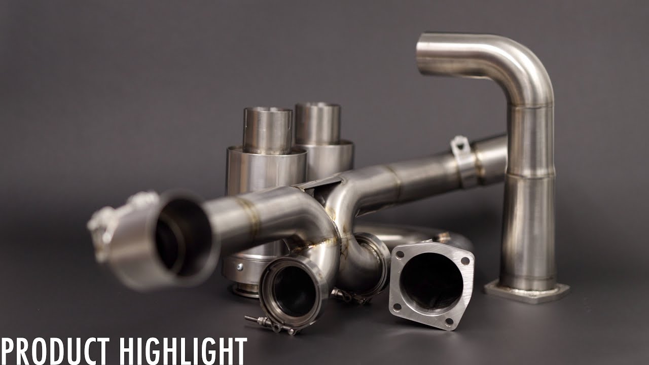 JCR 997 GT2 / RS TITANIUM RACE PIPE (SILENCED / CAT DELETES)