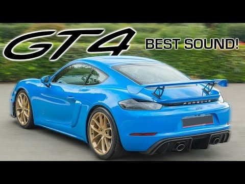 THE PERFECT 718 GT4 SOUND!! Cayman GT4 with Valvetronic Designs Axleback Exhaust