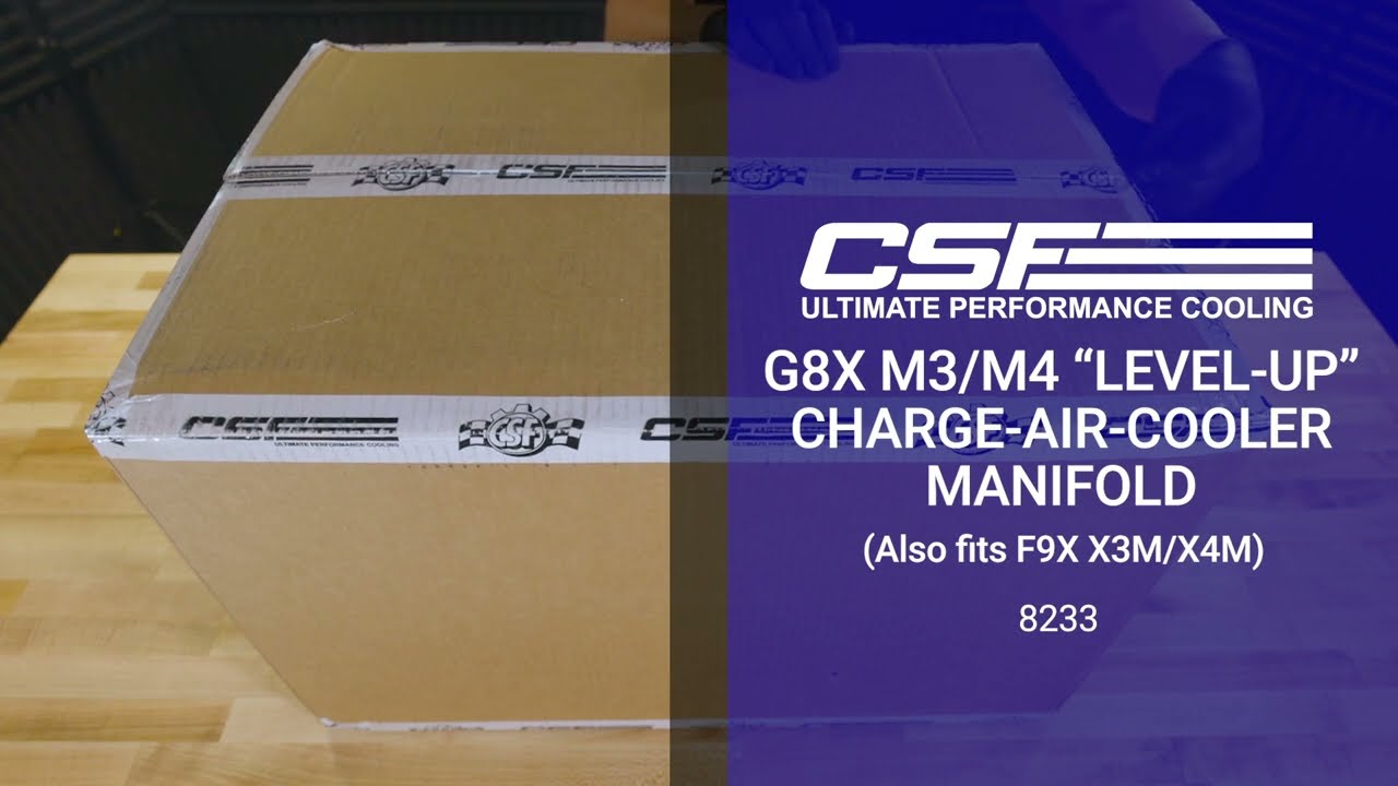 CSF #8233 S58 "Level Up" Charge-Air-Cooler Manifold Unboxing