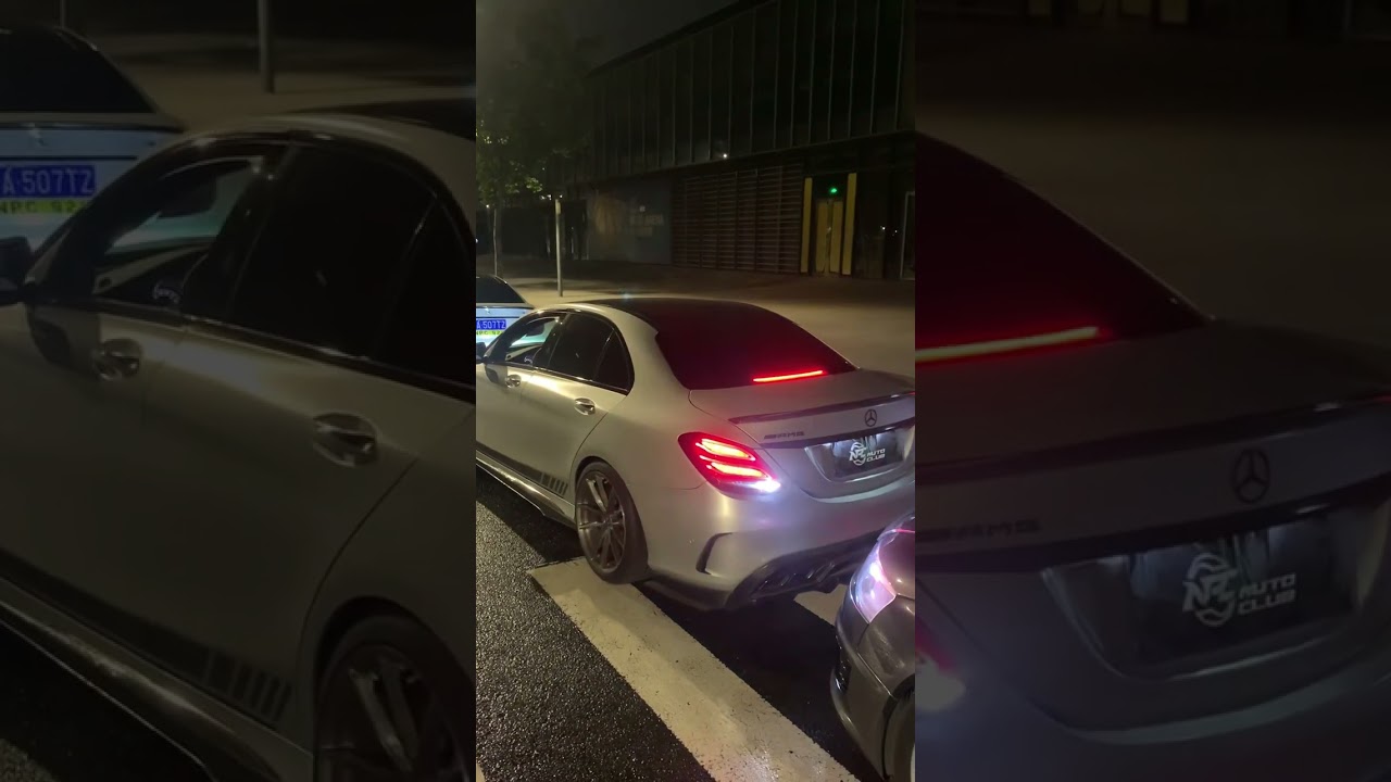 *LOUD* W205 C63 Full Capristo Exhaust! Pops and Bangs!