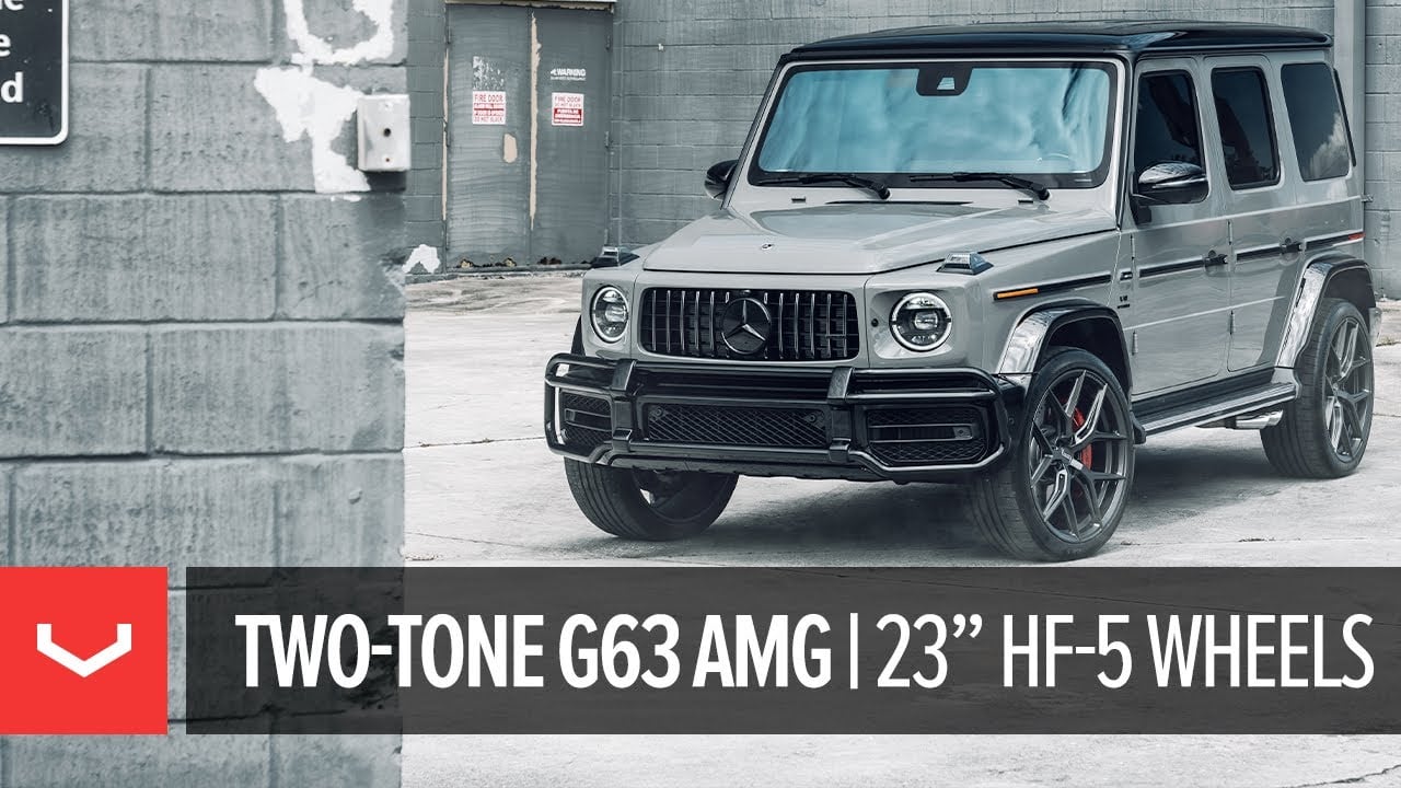 Two-Tone Mercedes G63 AMG | 23" Vossen HF-5 Wheels