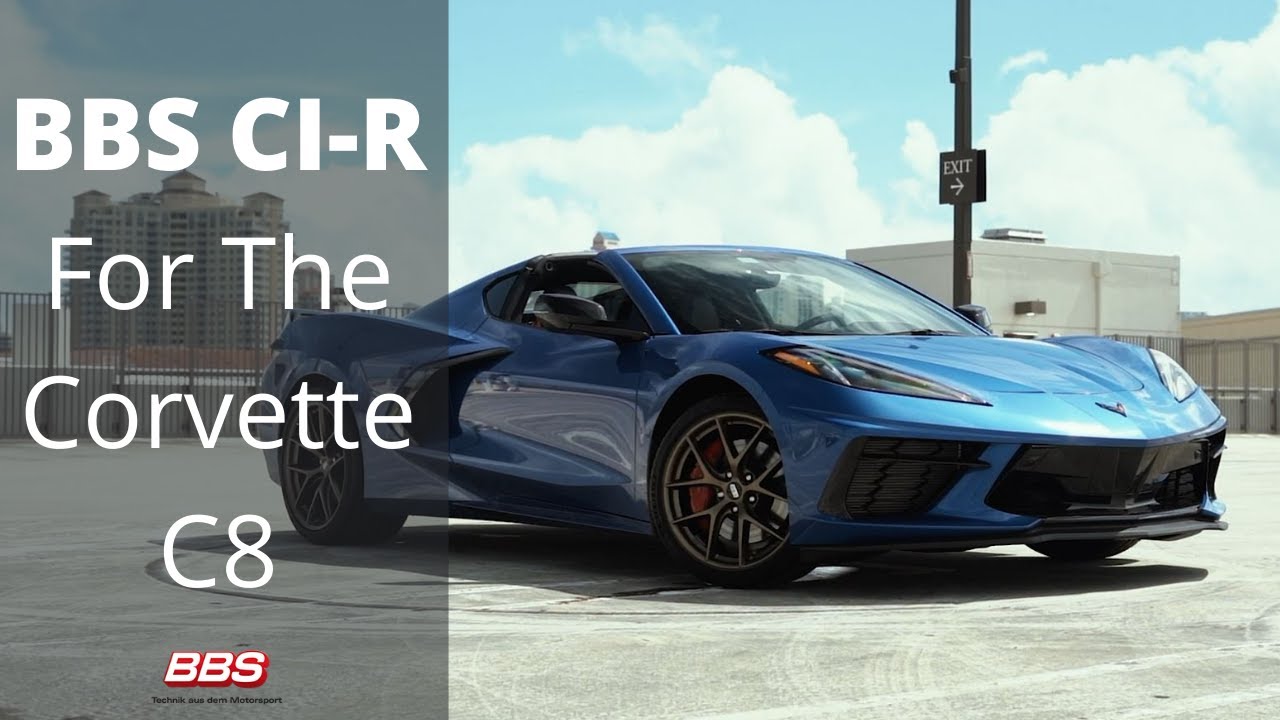 Corvette C8 riding on BBS CI-R Wheels