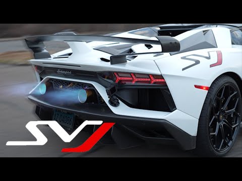 THE CRAZIEST FLAMES!!! Aventador SVJ With Valvetronic Designs Equal Length Exhaust