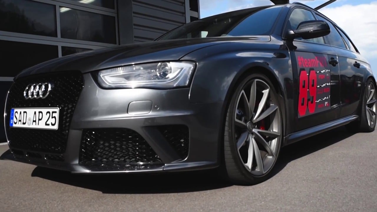 500PS Audi RS4 (B8) Avant w/ Armytrix Cat-Back Exhaust Tuned by FWX Performance