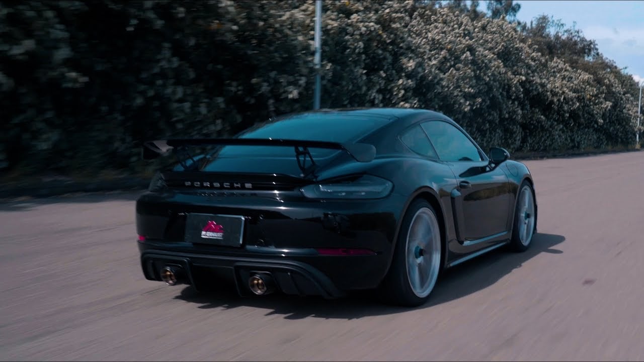 Porsche 718 Cayman GT4 (OPF) 122dB w/ Fi EXHAUST Valves Open, Acceleration, Flybys