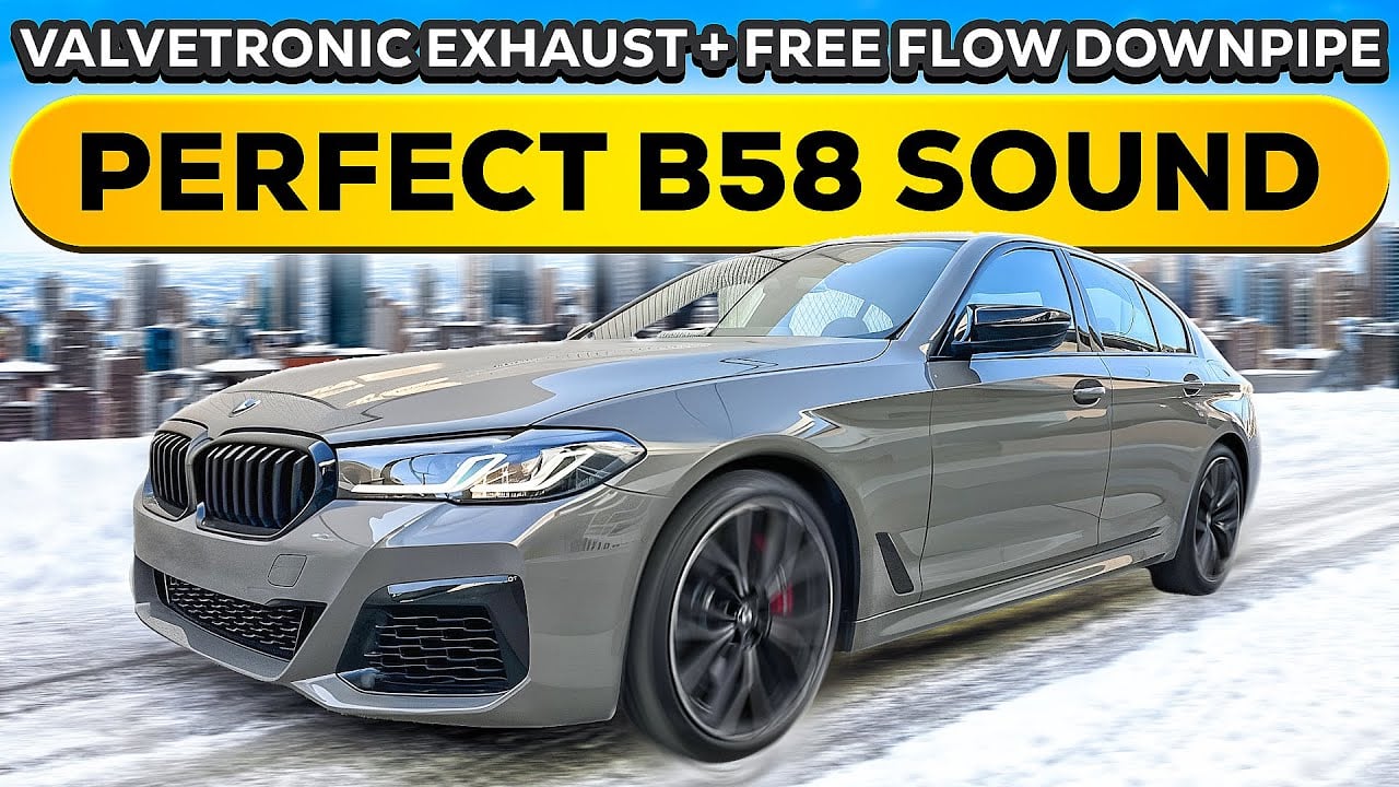 Next Level B58 SOUND! - BMW G30 540i with Free Flow Downpipes + Valvetronic Exhaust