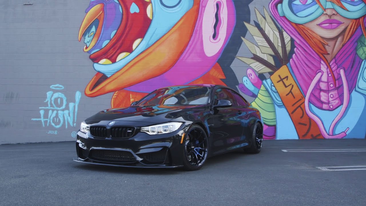 Promotional Clip: BMW M4 with VOLK RACING G025 Dark Blue/DC (LD)
