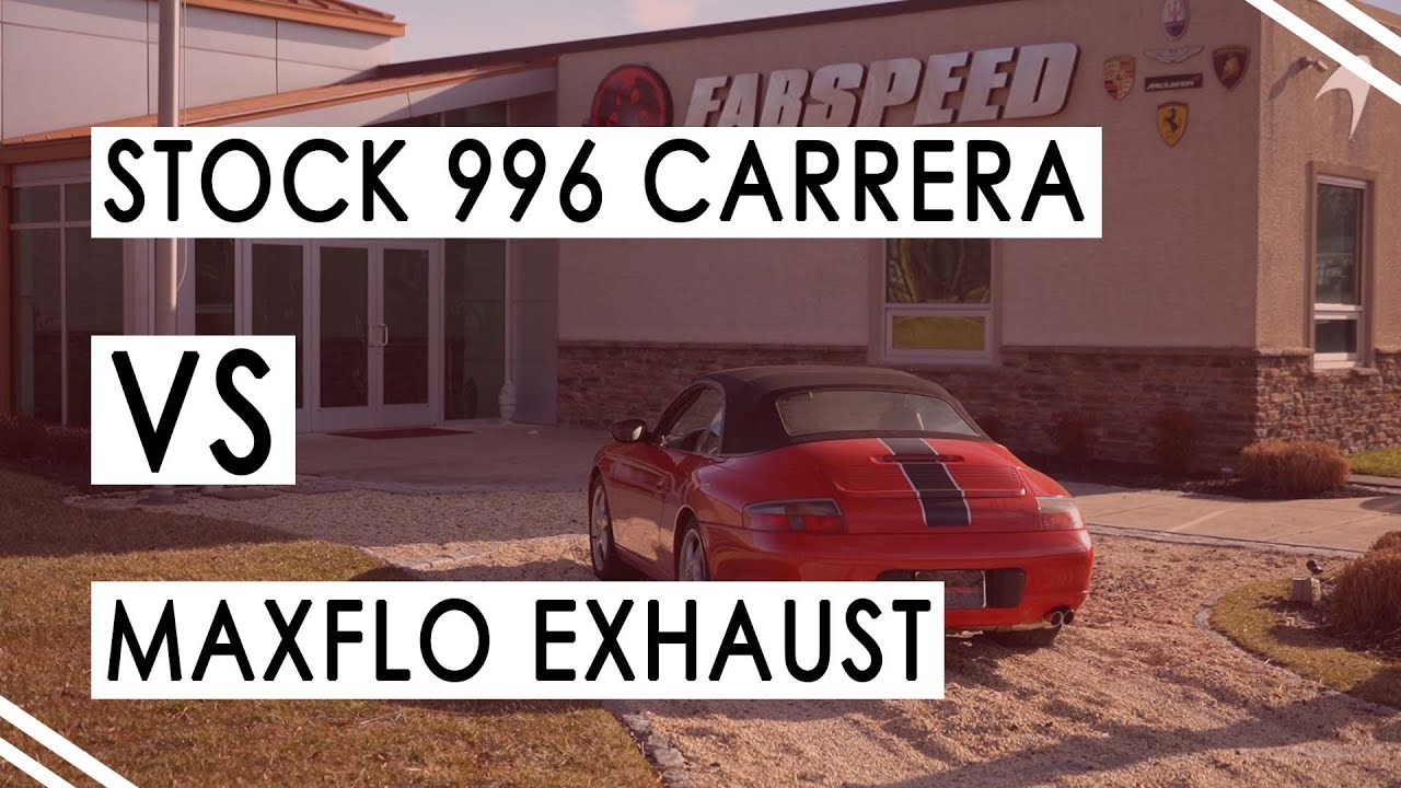 Porsche 996 Carrera 1999-2004 | Stock Exhaust vs Fabspeed Maxflo Exhaust System | Sound Comparison