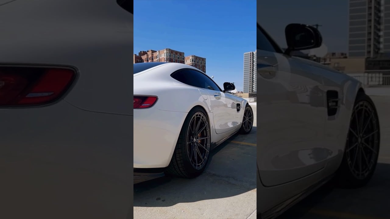AMG GTS x EVO - AURE #fitment #forgedwheels #wheels #amg #twinturbo #trending #fyp