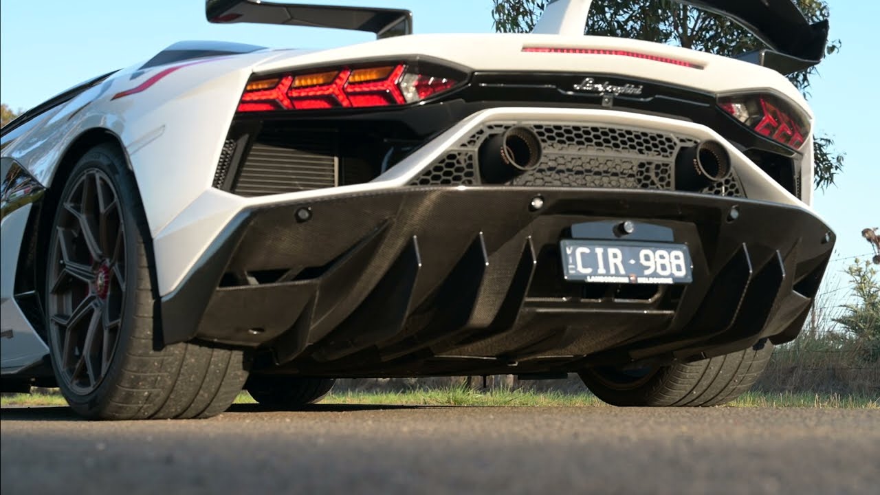Brilliant Exhaust | Lamborghini Aventador SVJ Roadster | V12 F1 Sound