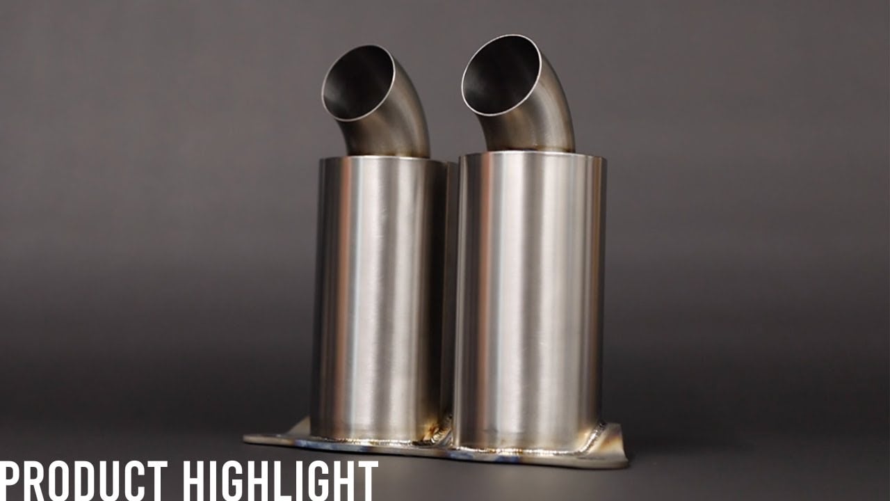 JCR 992 GT3 OEM REPLACEMENT TITANIUM TIPS (SILENCED)