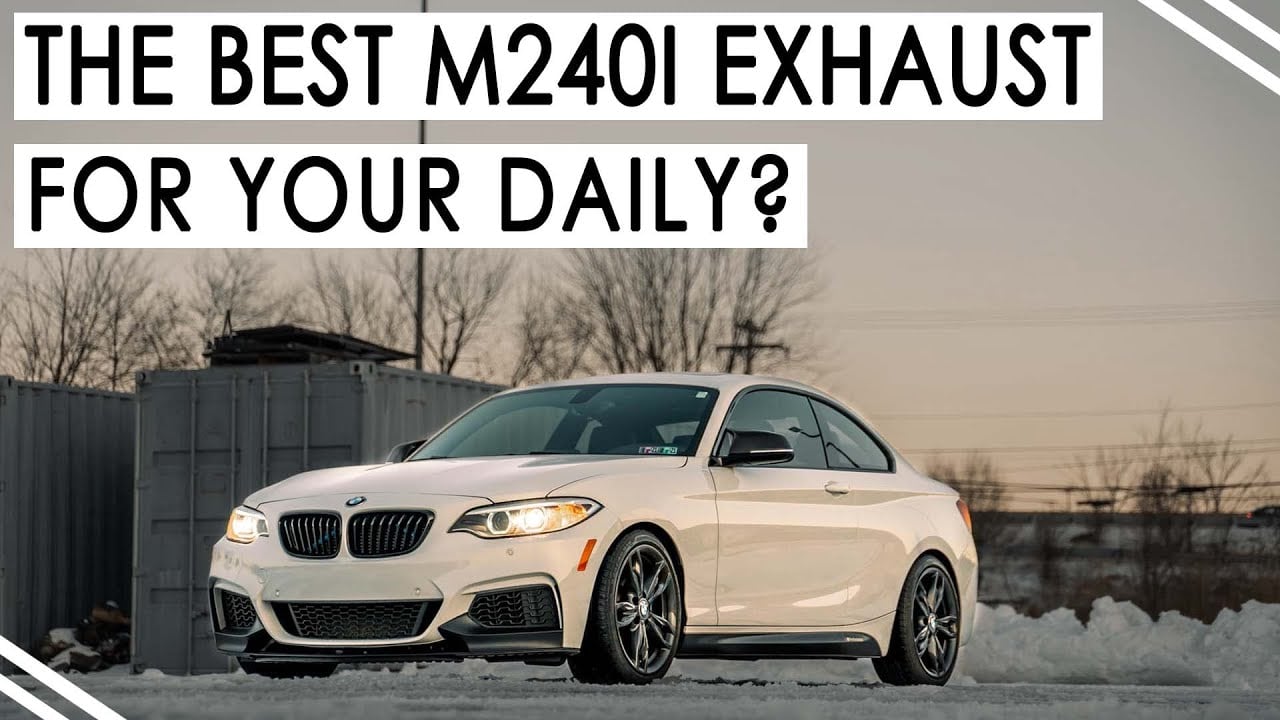 BMW M240 2016+ | Fabspeed Muffler Bypass Exhaust and Sport Cat Downpipe | Sound Comparison