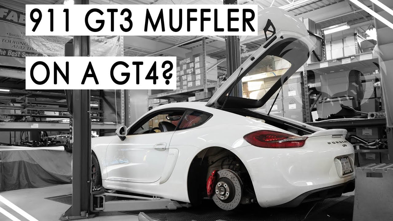 Porsche 981 Cayman/Boxster GT4/Spyder (2015-2016) | Valvetronic GT3 Muffler Conversion Kit | Rundown