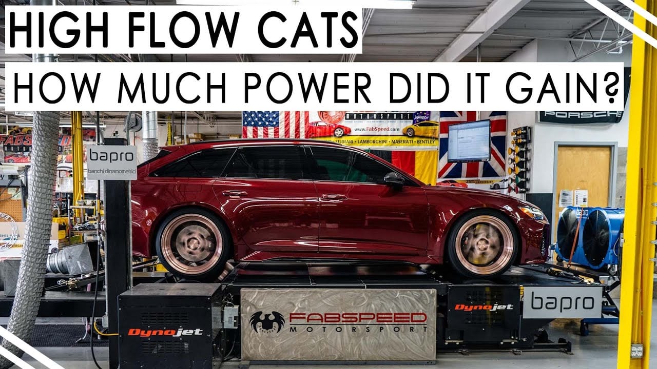 Audi RS6/RS7 2019+ | DYNO RUN with NUMBERS | Fabspeed Sport Cat Downpipes with 200 Cell Cats