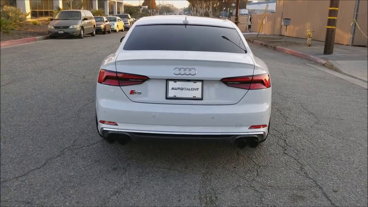 2018 Audi S5 B9 X FI Exhaust - Sound Check & Insane Revs & Acceleration Sound !