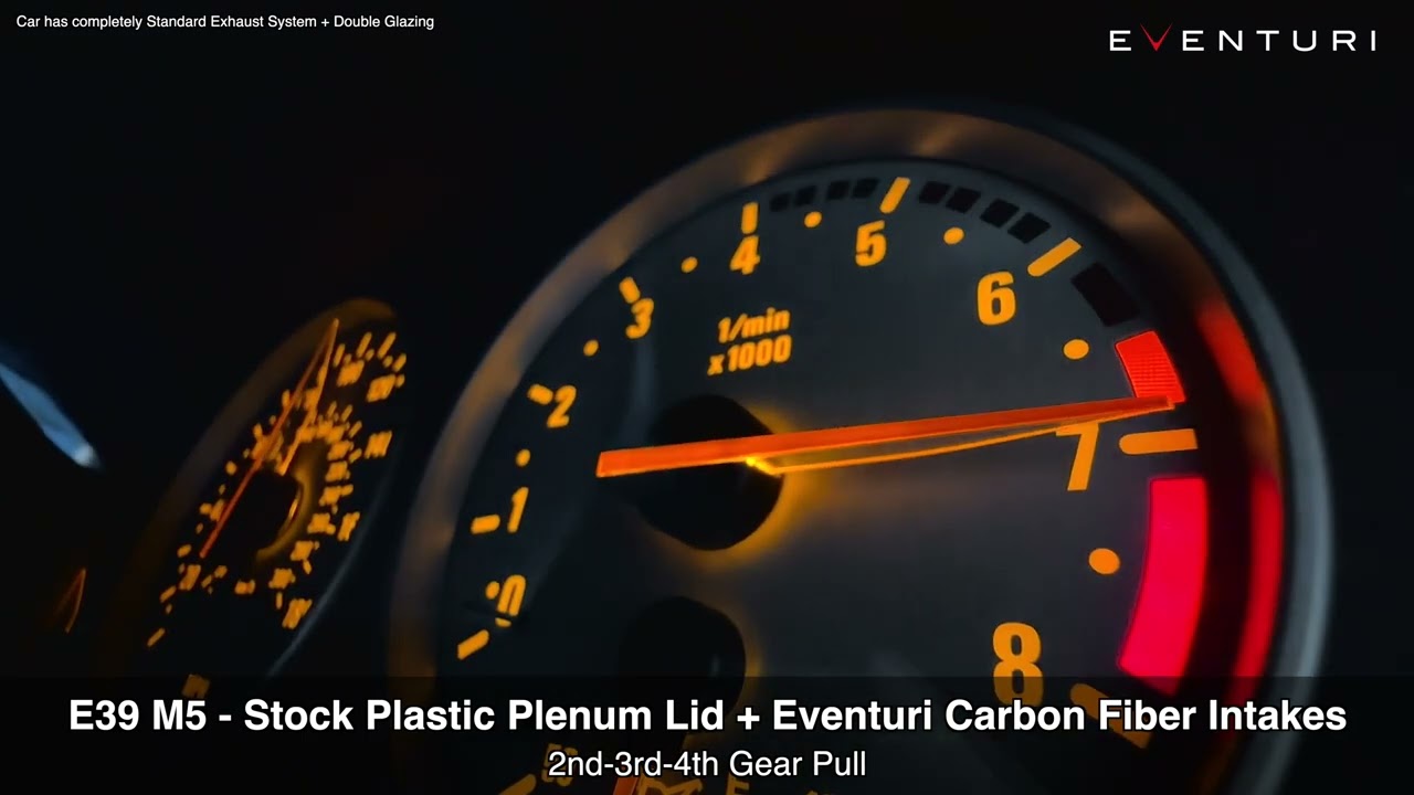 E39 M5 Eventuri Plenum Lid Comparison