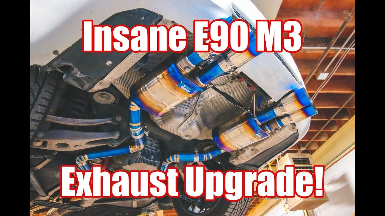 BMW E90 M3 Valvetronic Designs Titanium Exhaust (Install + Sound)
