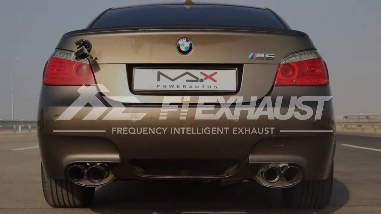 BMW E60 M5 V10 X Fi Exhaust Stunning Sound feast.
