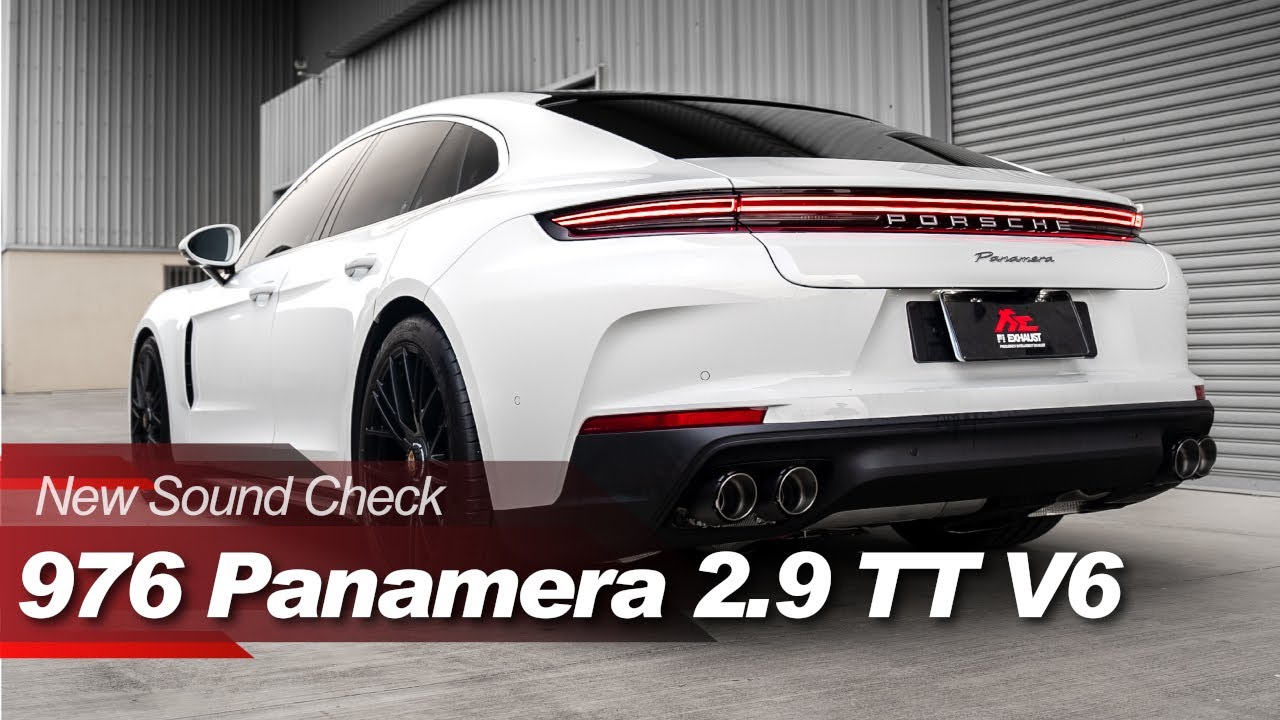 New Sport Sound: 2025 Porsche 976 Panamera 2.9TT V6 w/ Valvetronic Catless Fi EXHAUST