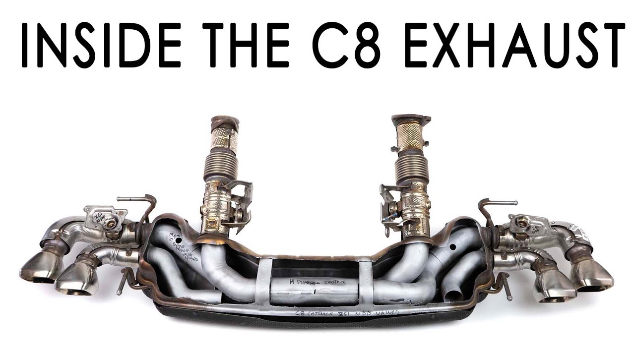 Corvette C8 (2020+) | Stock Exhaust Cut Open! | How the Factory Exhaust Limits Exhaust Flow