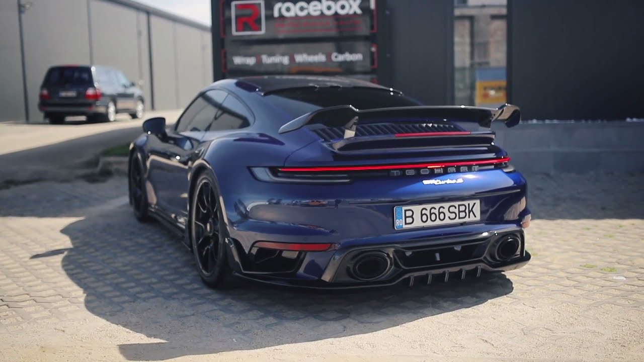 TECHART Porsche 992 TURBO S - 9 SECOND 1/4 MILE - w/ Fi EXHAUST X Racebox.RO