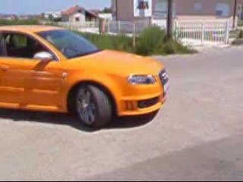 Audi RS4 V8 with full Milltek Sport exhaust fitted
