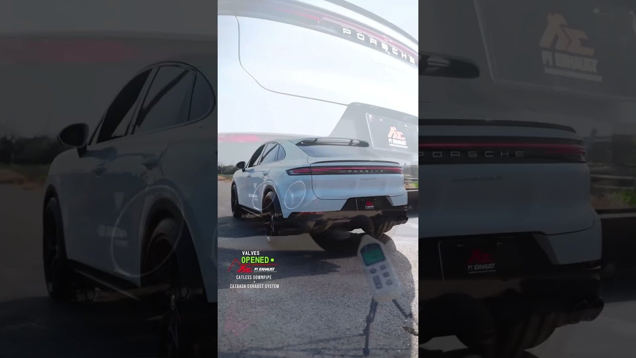 2023 9YA.2 Cayenne S V8 Facelift  Valves ON/OFF Sound Comparison Acceleration / Fi EXHAUST
