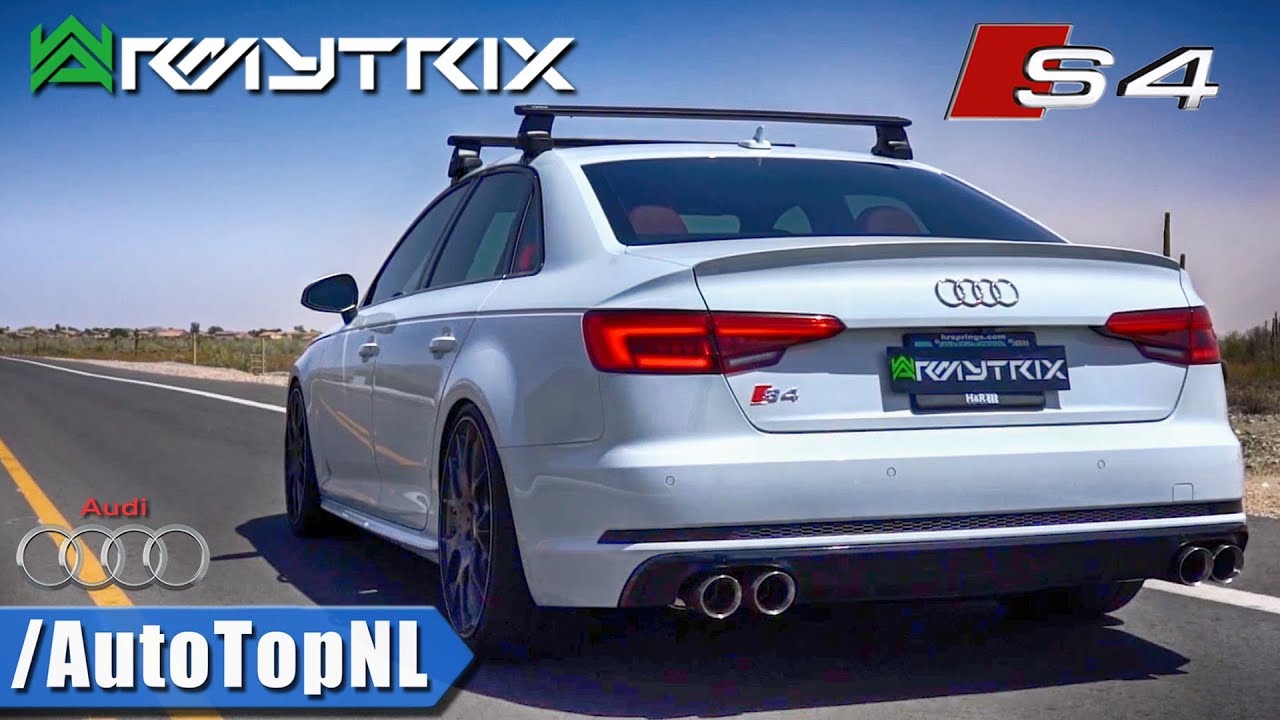 2018 Audi S4 B9 Saloon V6 Single-Turbo with ARMYTRIX Valvetronic Exhaust pure SOUND!