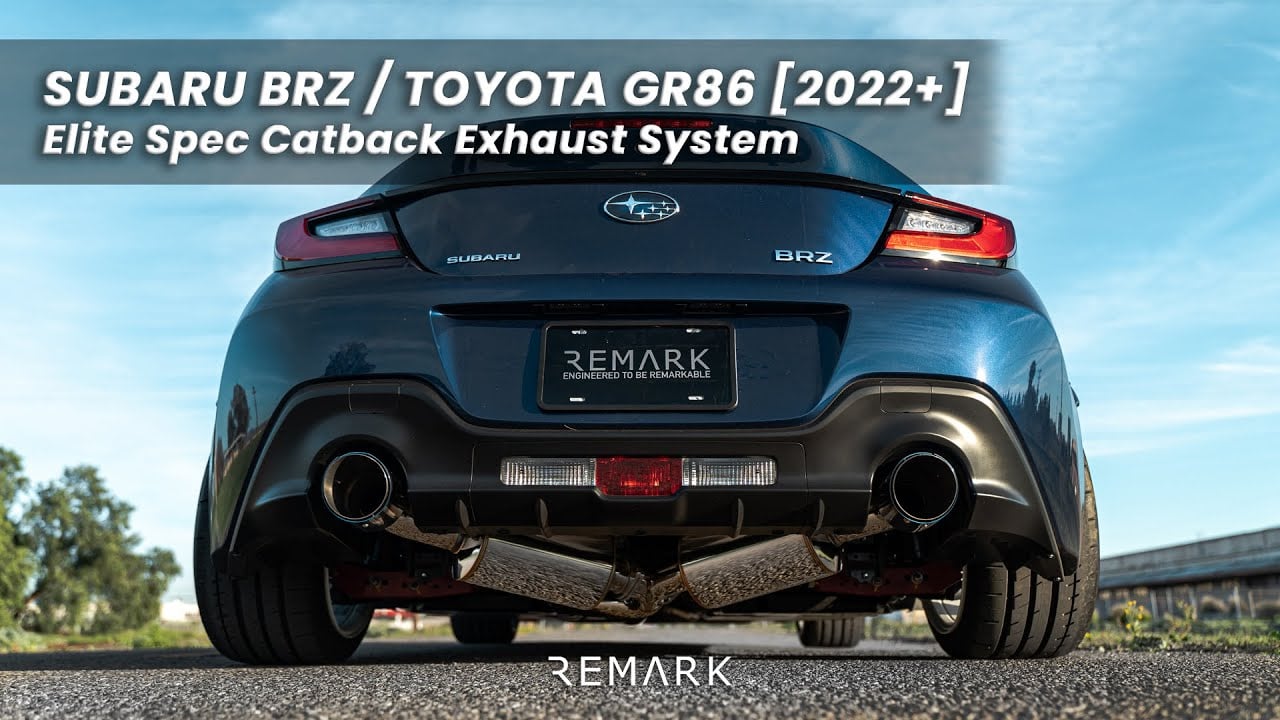 REMARK Elite Spec Catback Exhaust for Toyota GR86 / Subaru BRZ (2022+)