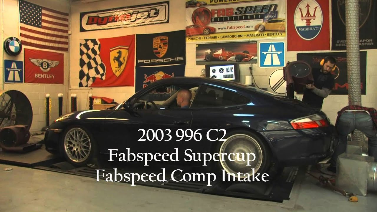 Porsche 996 Carrera on Fabspeed's AWD Dynojet