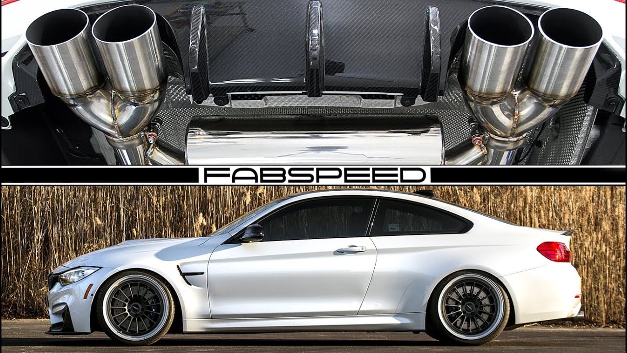 BMW F80 M3 / F82 M4 | Fabspeed Valvetronic Exhaust with Single Wall Brushed Quad Tips