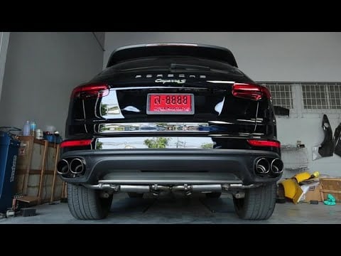 Porsche 958.2 Cayenne S E Hybrid Idle Revving, Acceleration, POV Interior Sound w/  Fi EXHAUST