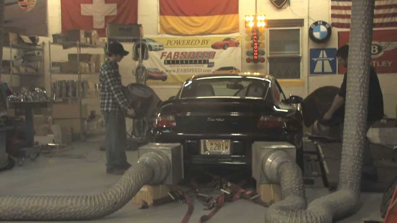 Porsche 997 Turbo Fabspeed 2.75"/70mm Supersport X-Pipe