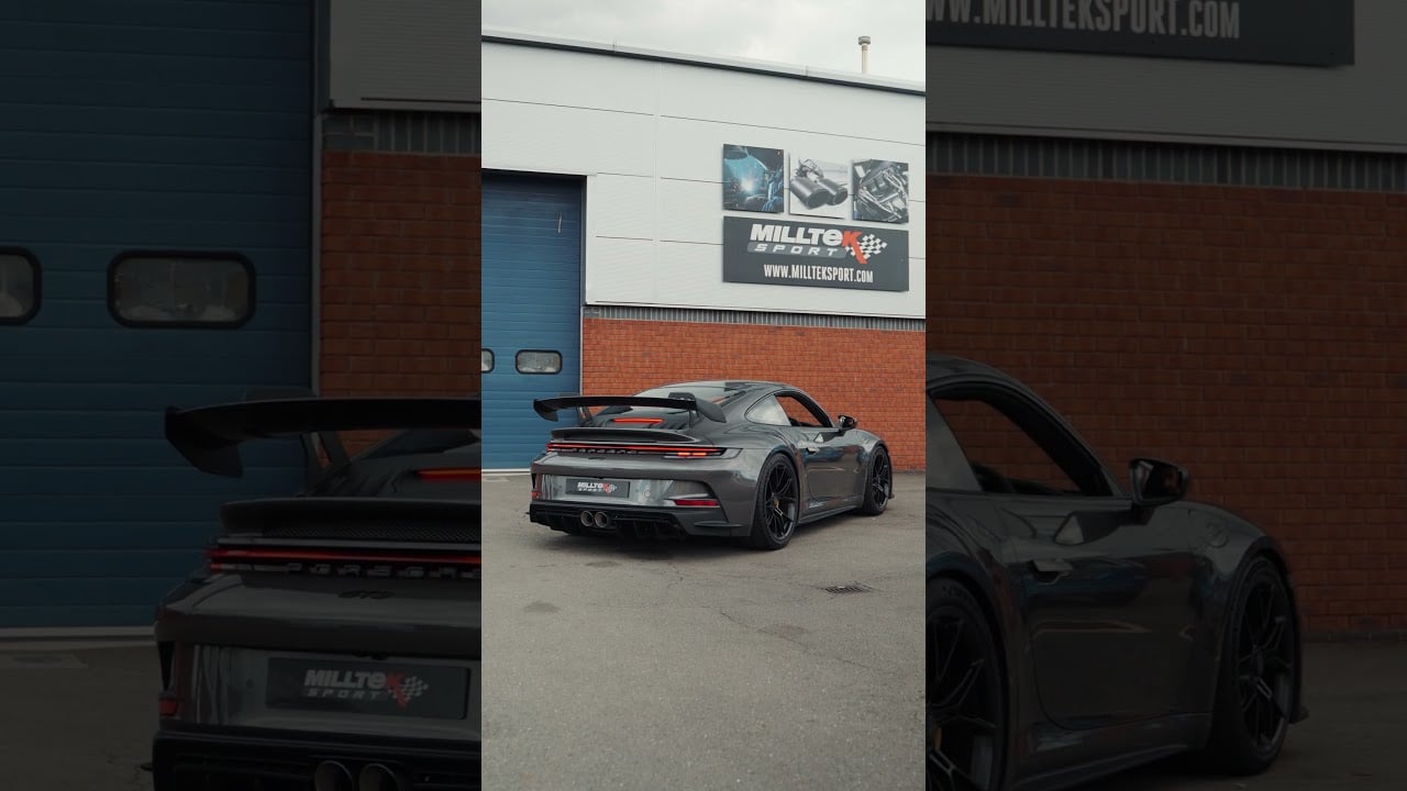Porsche 992 GT3 with Milltek Sport Rear Silencer 🔥