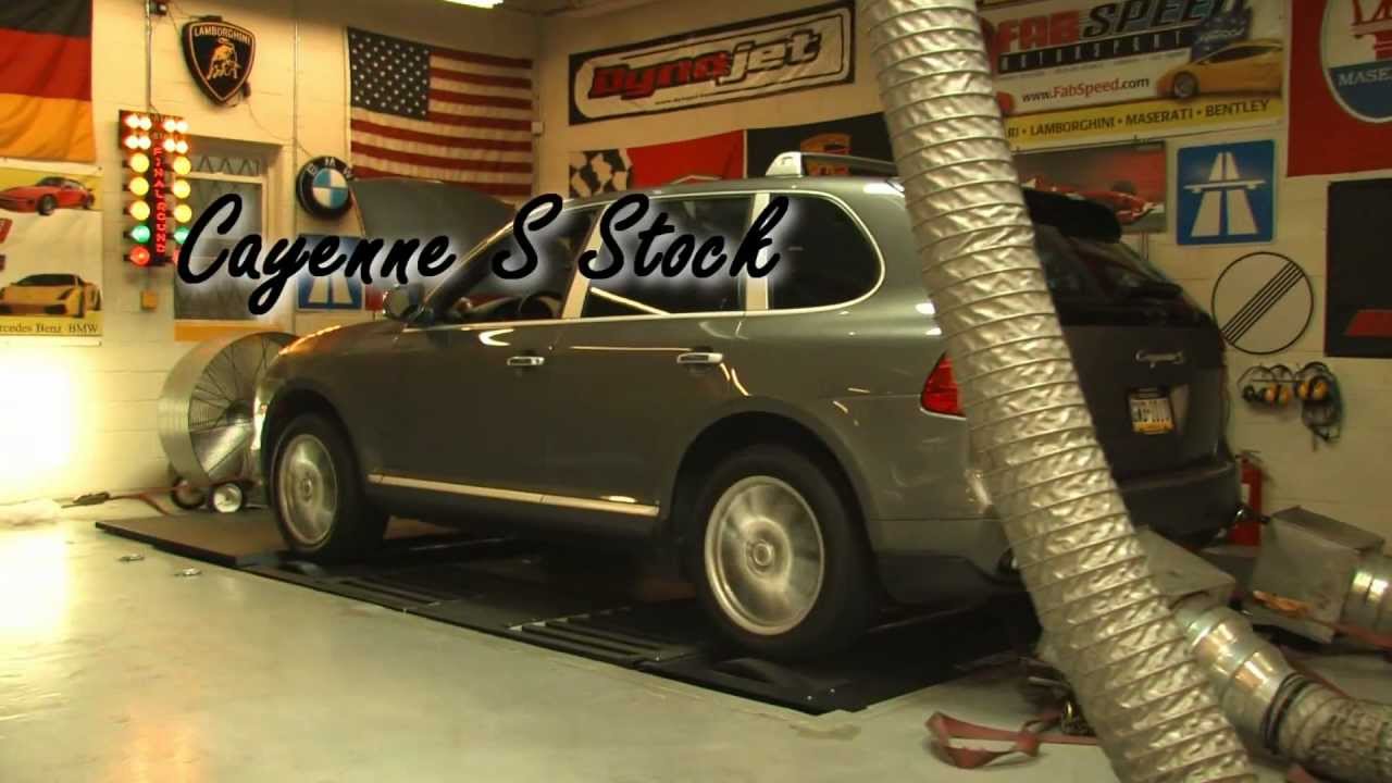 Porsche Cayenne S on Fabspeed's AWD Dynojet