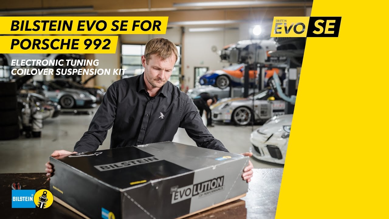 BILSTEIN EVO SE for Porsche 911 (992) Carrera - electronic tuning coilover suspension kit (16:9, TV)