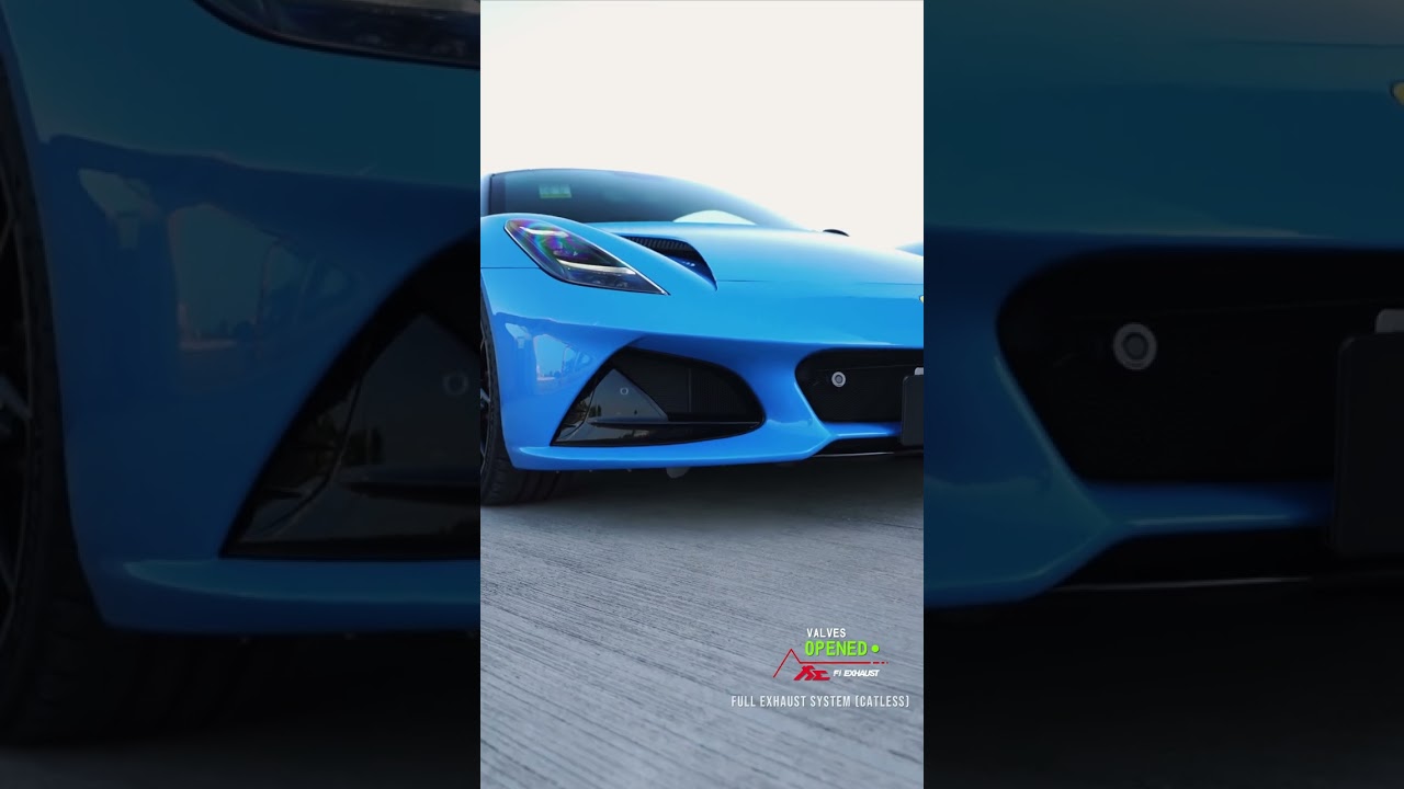 Lotus Emira V6 3.5L Supercharged Sound Test, Flybys w/ Valvetronic Catless  Fi EXHAUST