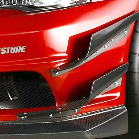 Varis Hyper Double Canard Set (for ‘09 Varis Bumper Ver.1) for CZ4A Mitsubishi Lancer Evolution X [VAMI-124/VAMI-125]