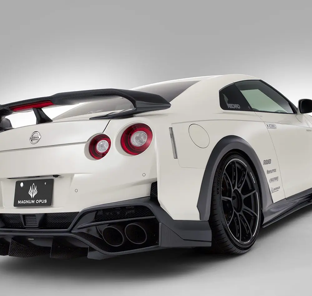 Varis Magnum Opus '18 Carbon Rear Wing for EBA-R35 Nissan GT-R [VANI-238]