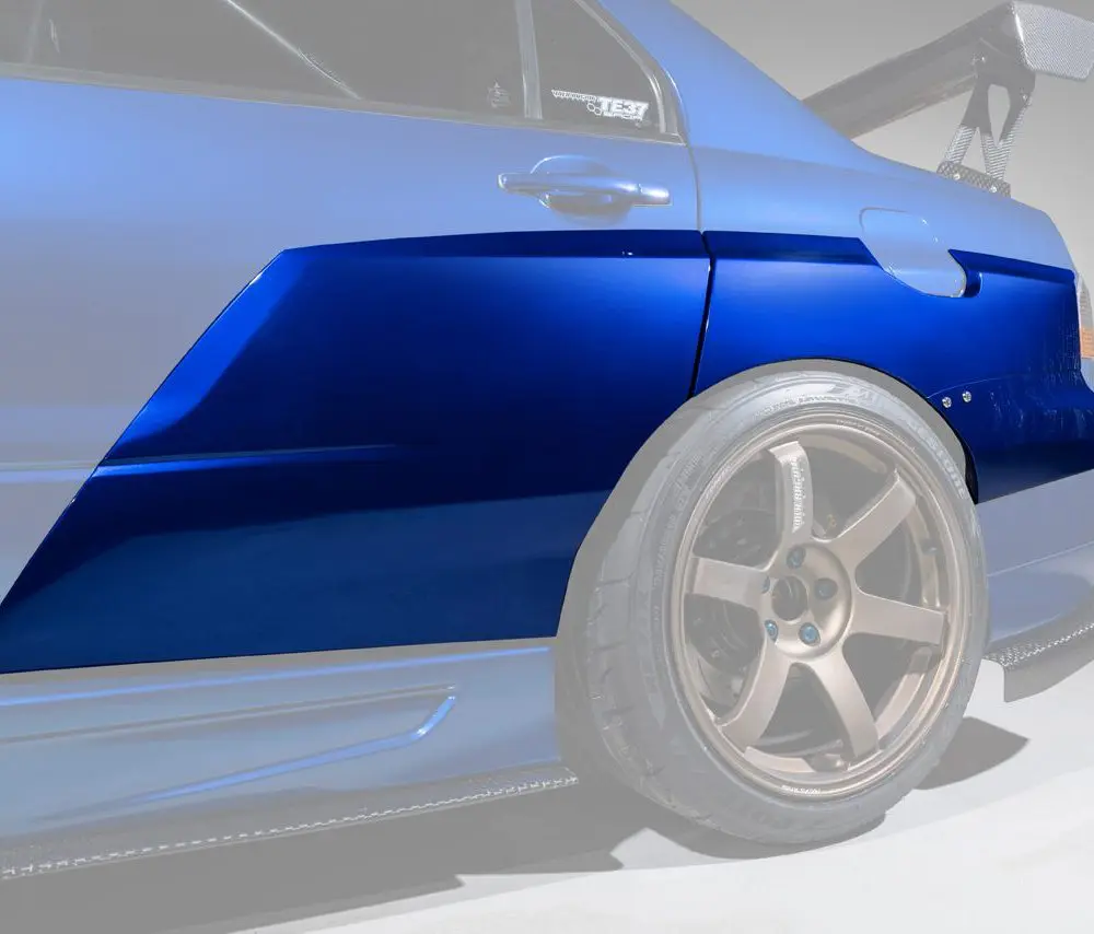 Solid & Joker Widebody Rear Fenders (6pc) for 2005-07 Mitsubishi