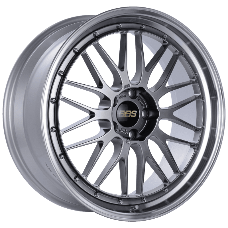 BBS RS-GT 19x8.5 5x120 ET35 Diamond Silver Center Diamond Cut Lip Wheel -82mm PFS/Clip Required
