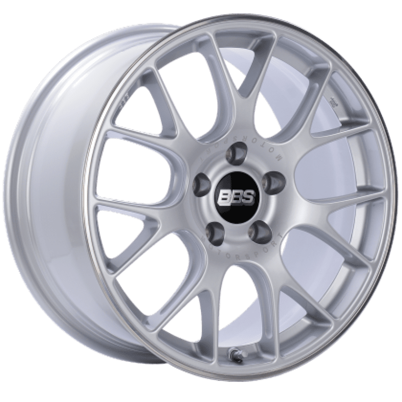 BBS CH-R 19x8.5 5x130 ET51 CB71.6 Satin Black Polished Rim Protector Wheel w/ Motorsport Etching main image 0