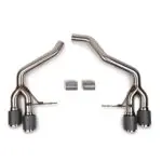 Fabspeed Rear Slip-on Sport Exhaust for 95B.2 Porsche Macan GTS and Macan S (facelift)