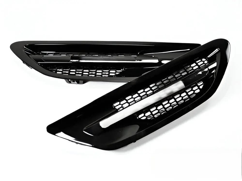 AutoTecknic Glazing Black Replacement Front Fender Vents for F10 BMW M5