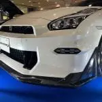 Phoenix's Power Carbon Front Lip Spoiler for EBA-R35 Nissan GT-R (2024+) Installed on Car