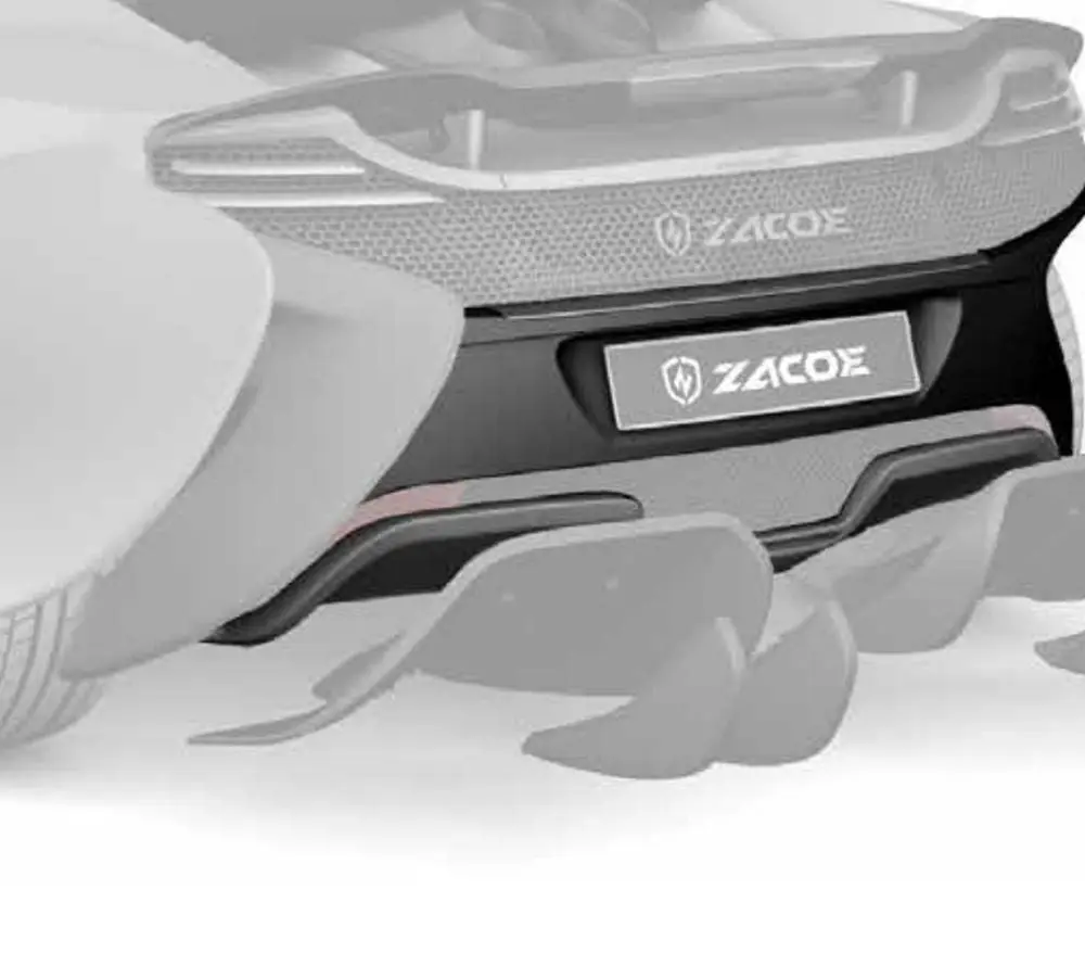 ZACOE Carbon Fiber OEM-Style Rear Bumper Center and Upper Rear Diffuser for McLaren 12C / 650S
